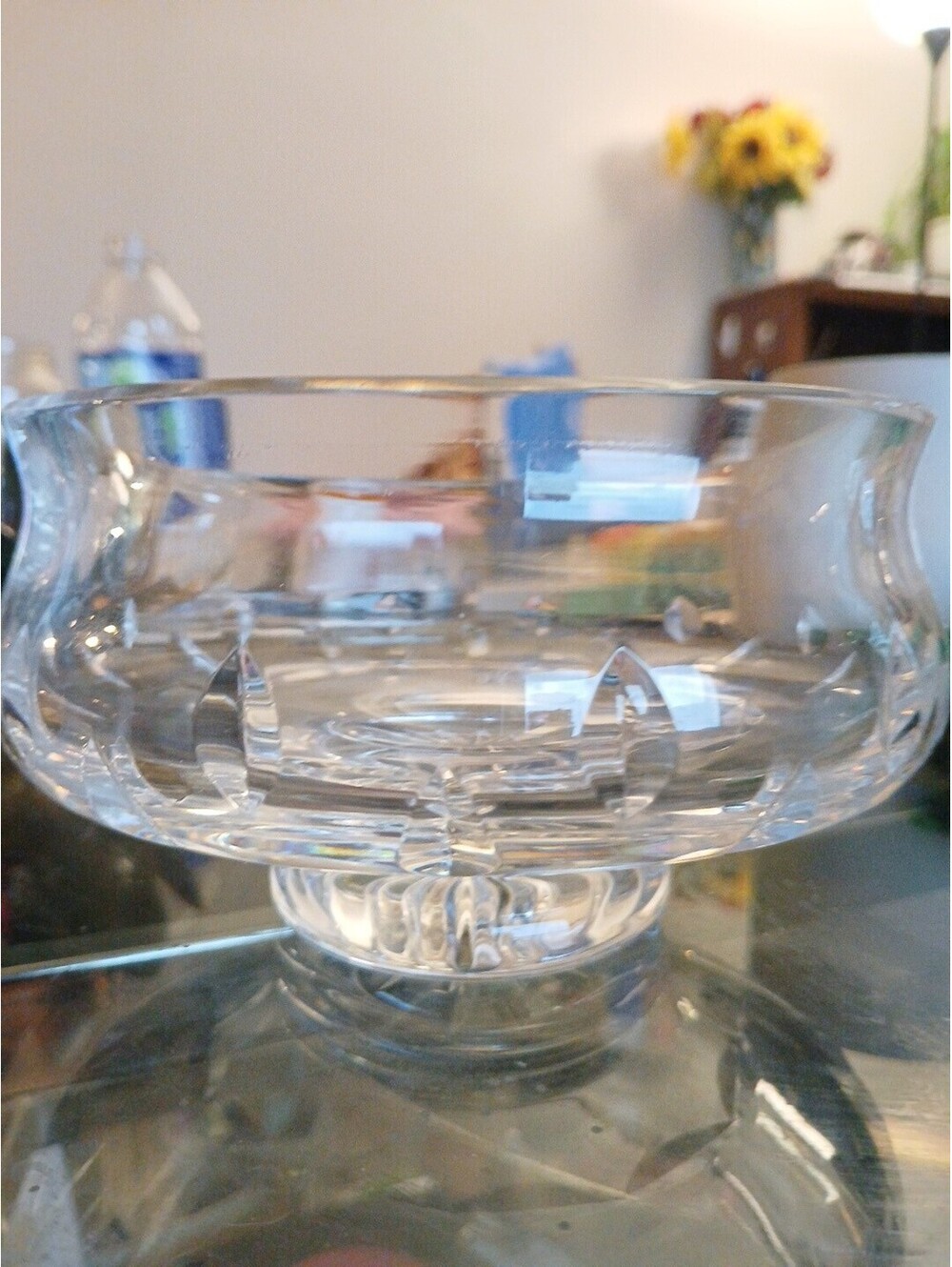 Waterford Crystal Lismore 5" FOOTED BOWL Candy Dish Excellent Condition!
